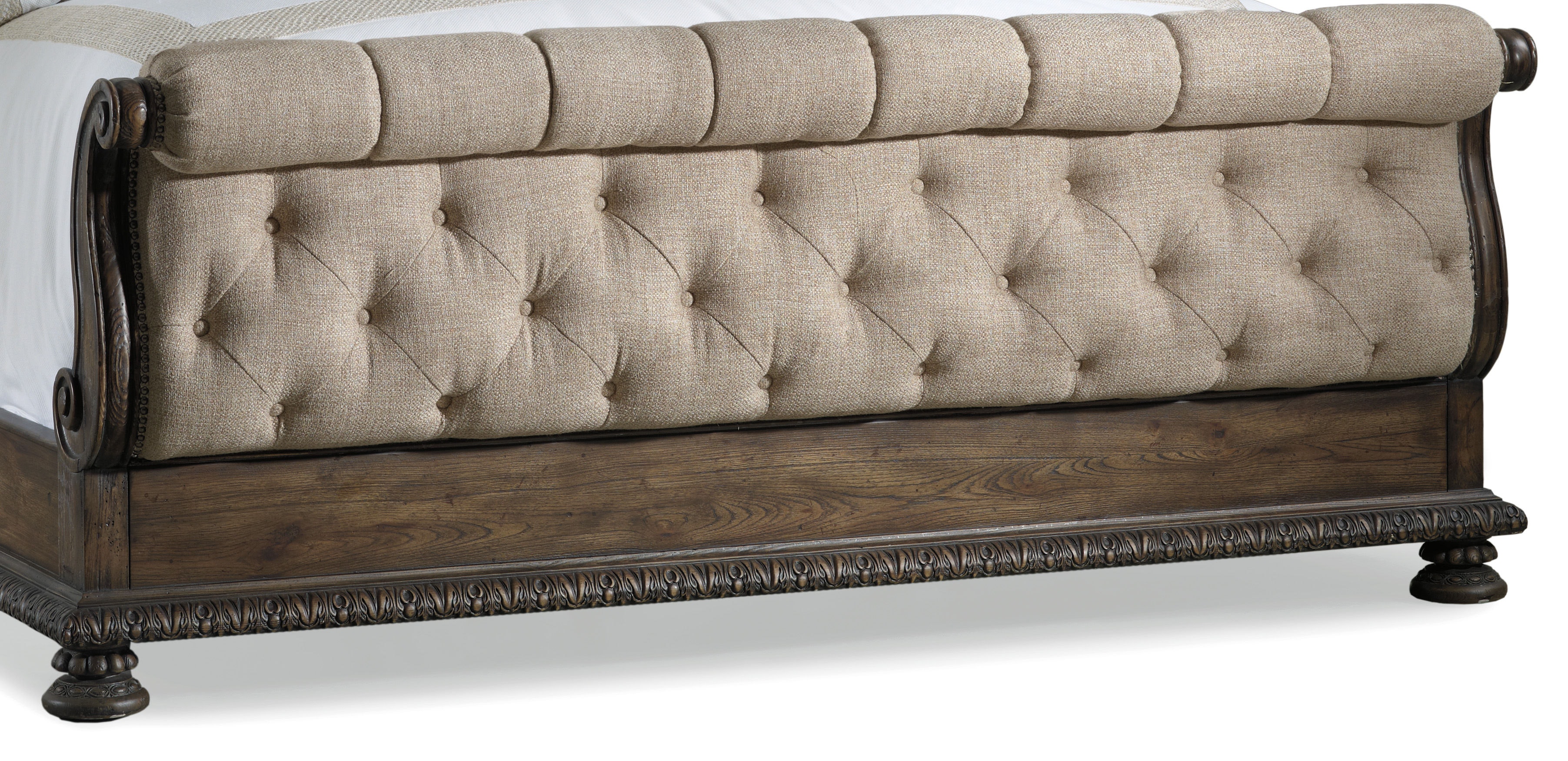 fghjfgjh Rhapsody Queen Tufted Footboard 5070-90552