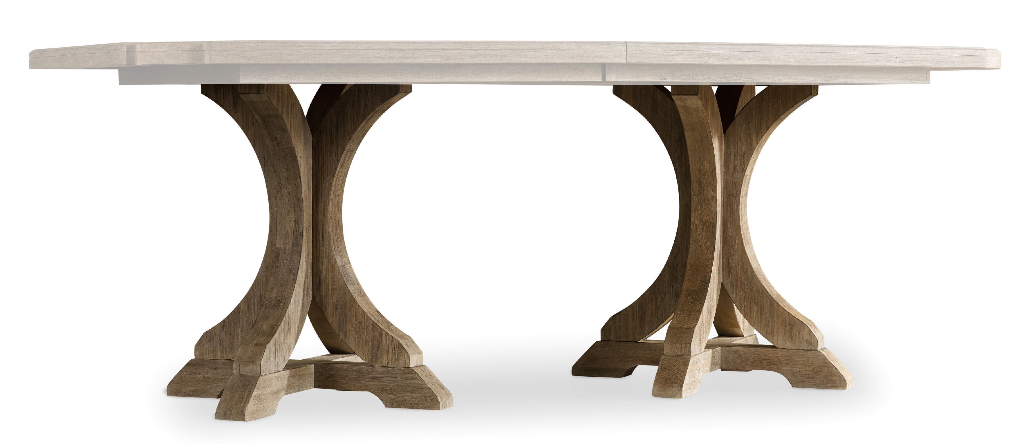 fghjfgjh Rectangle Pedestal Dining Base 5180-75003