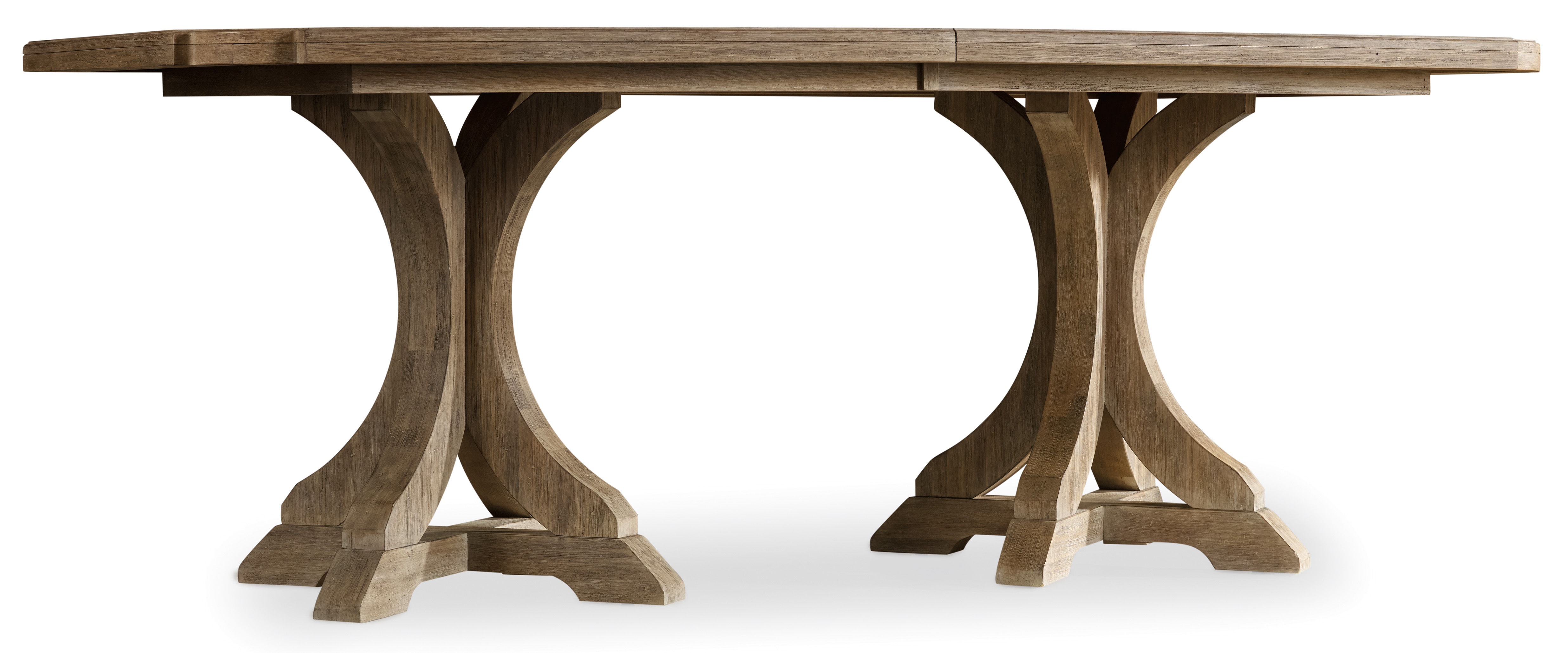 fghjfgjh Corsica Rectangle Pedestal Dining Table w/2-20in Leaves 5180-75206