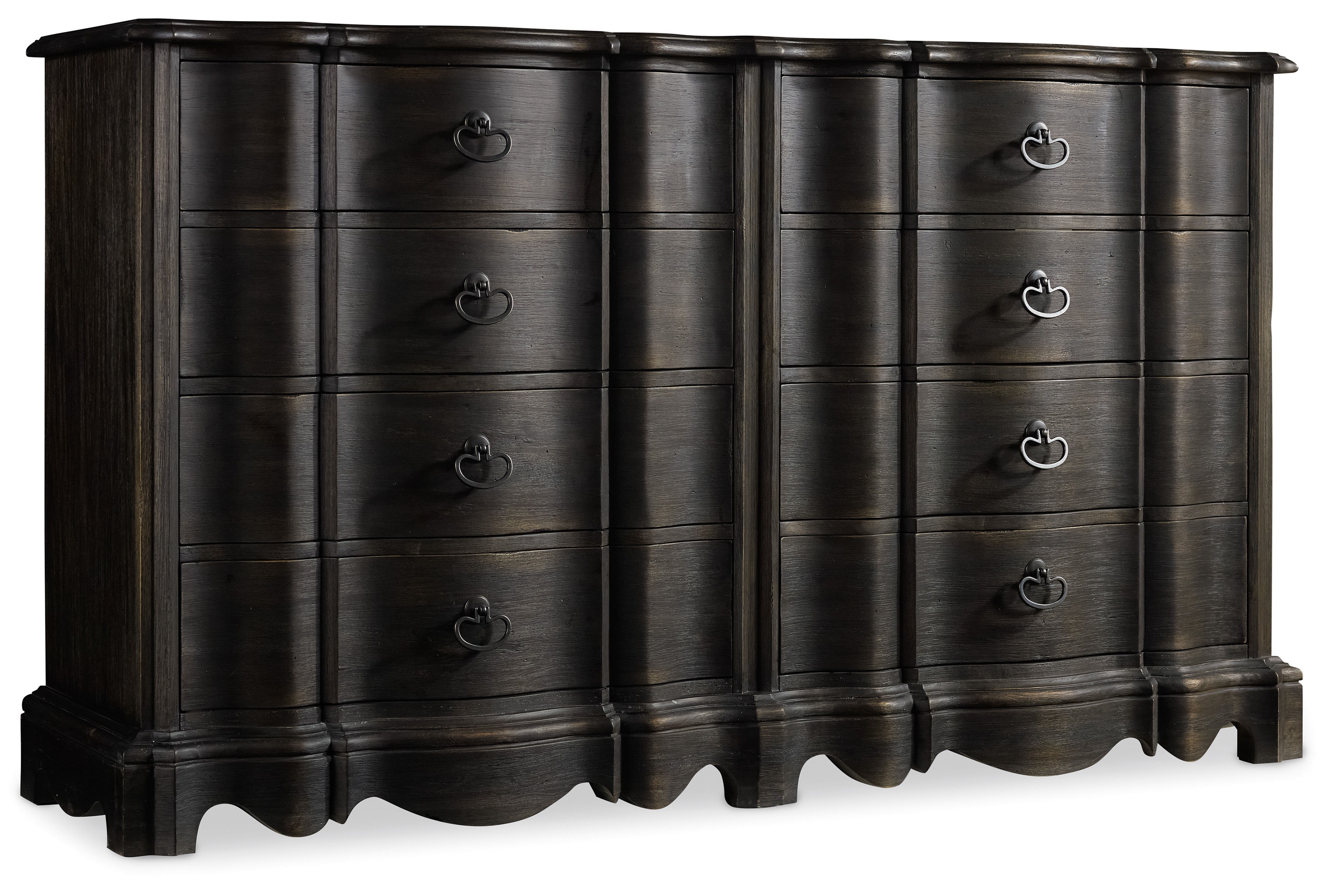 fghjfgjh Corsica Dark Eight Drawer Dresser 5280-90002