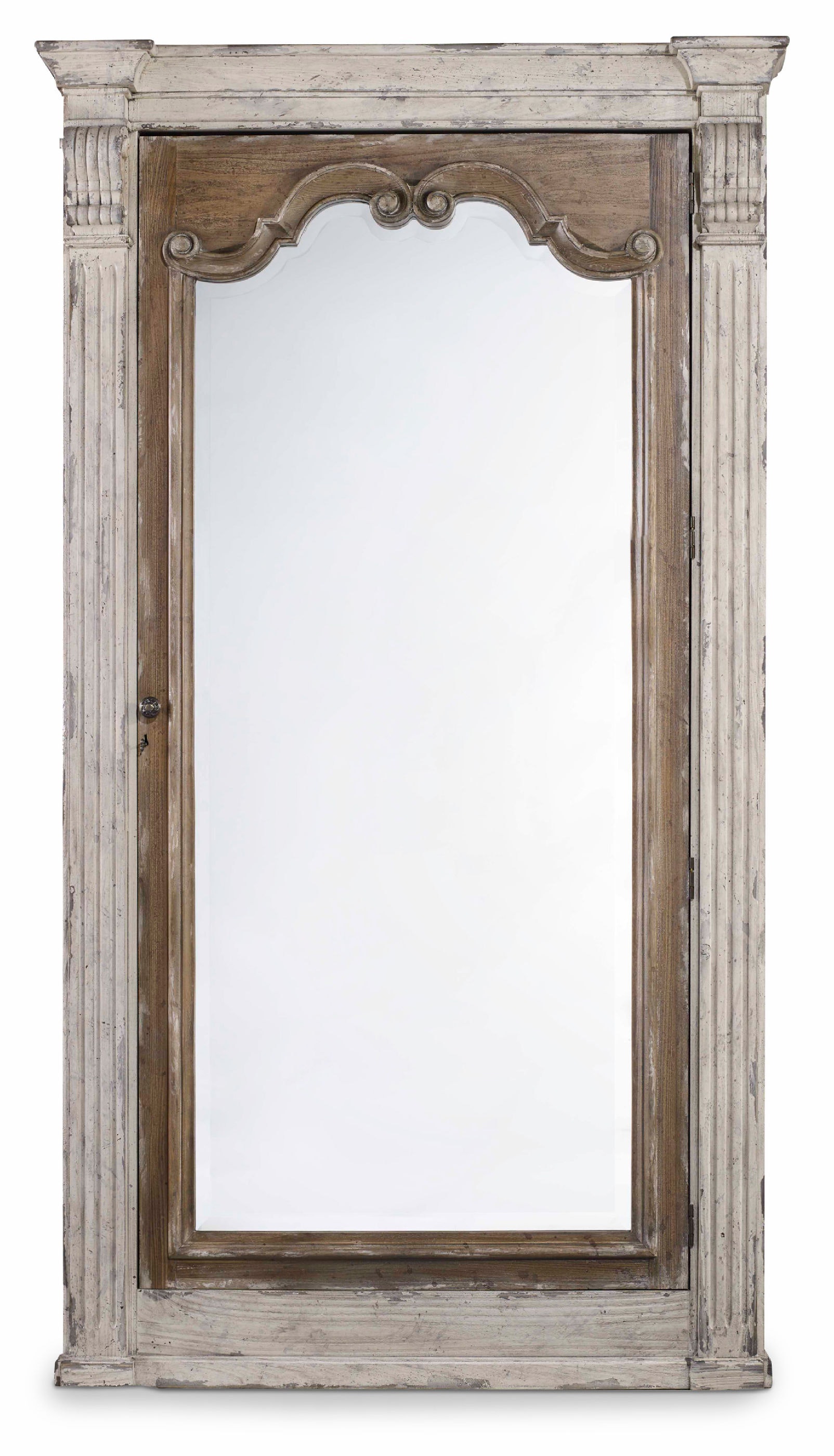 fghjfgjh Chatelet Floor Mirror w/Jewelry Armoire Storage 5351-50003