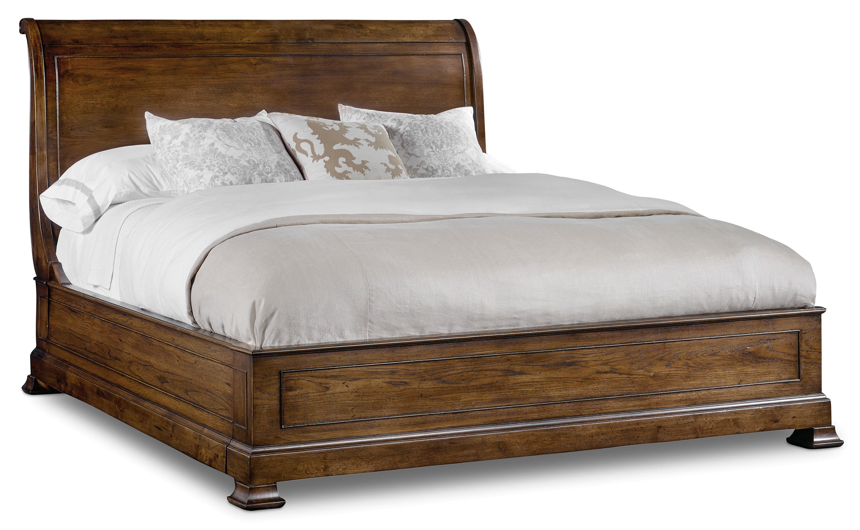 fghjfgjh Archivist Queen Sleigh Bed w/Low Footboard 5447-90450B
