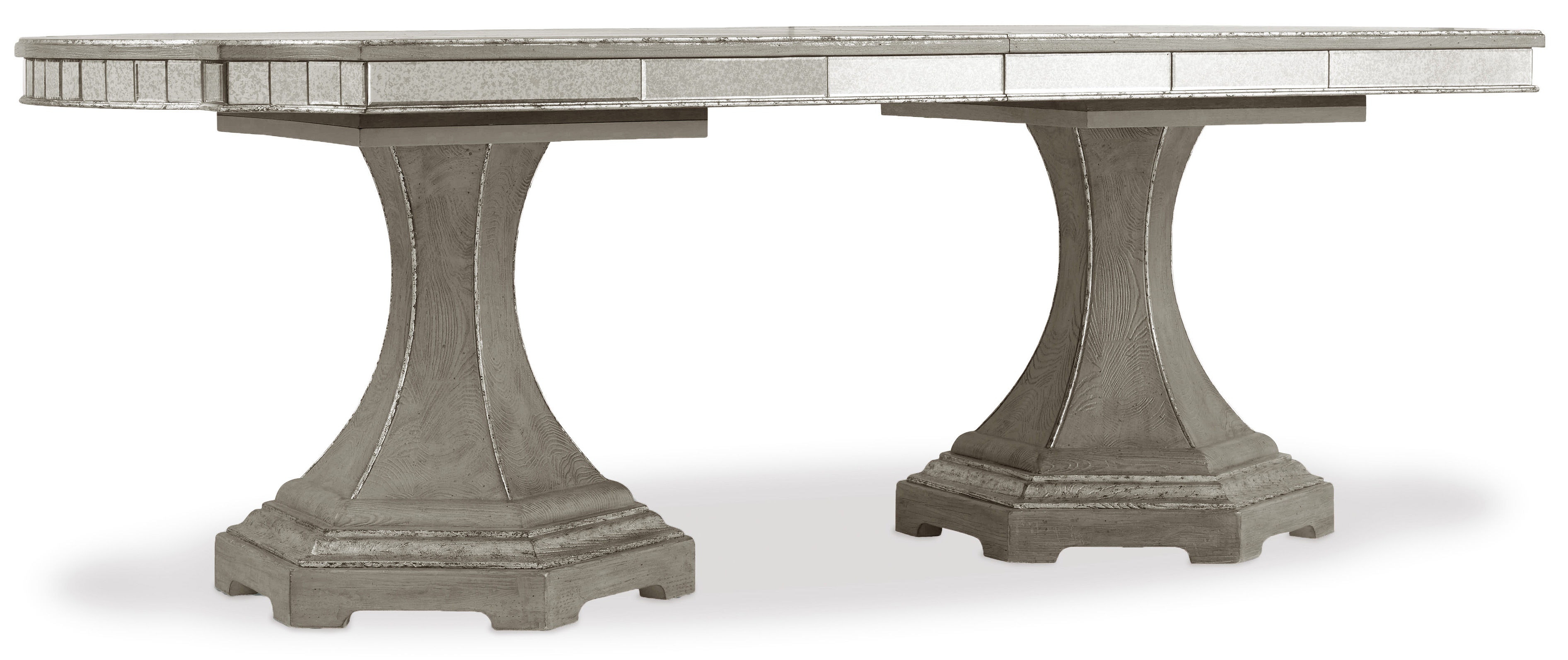 fghjfgjh Sanctuary Rectangle Dining Table w/2-20in leaves 5603-75200-LTBR