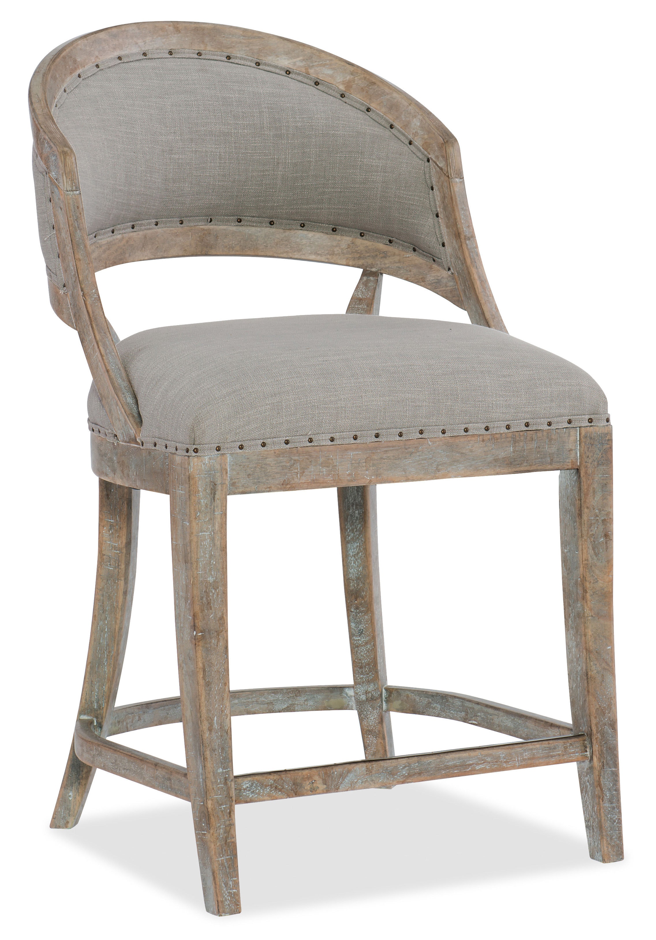 fghjfgjh Boheme Garnier Barrel Back Counter Stool 5750-25350-MWD