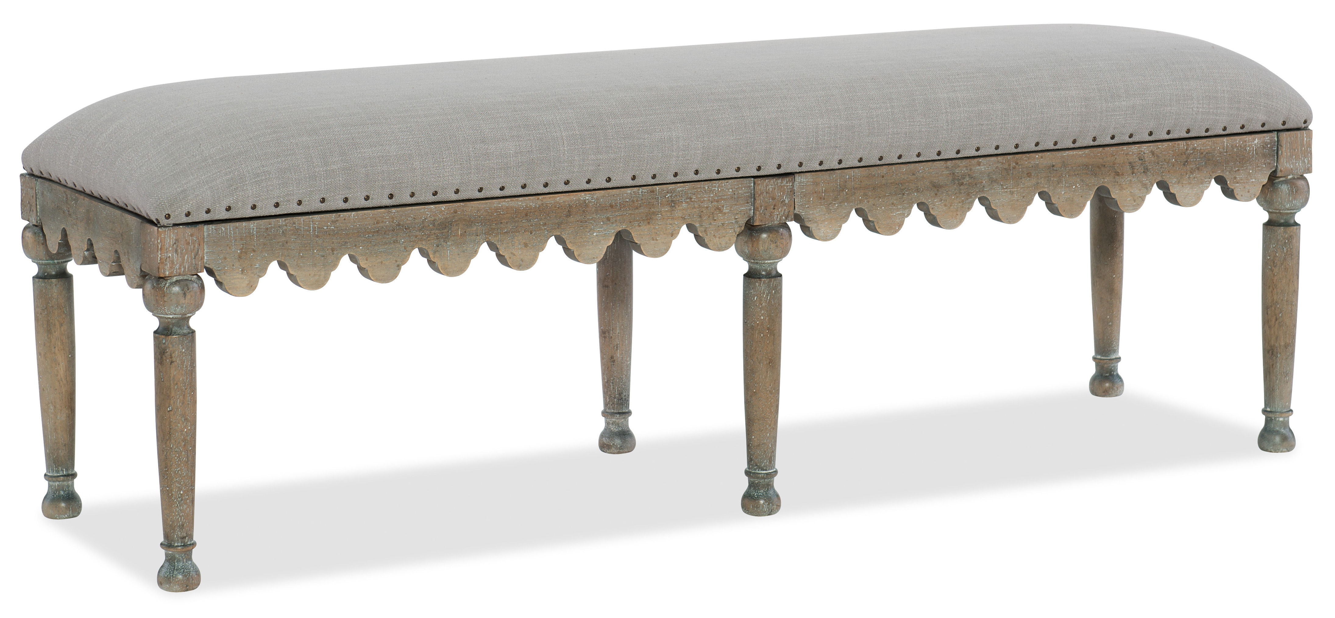 fghjfgjh Boheme Madera Bed Bench 5750-90019-MWD