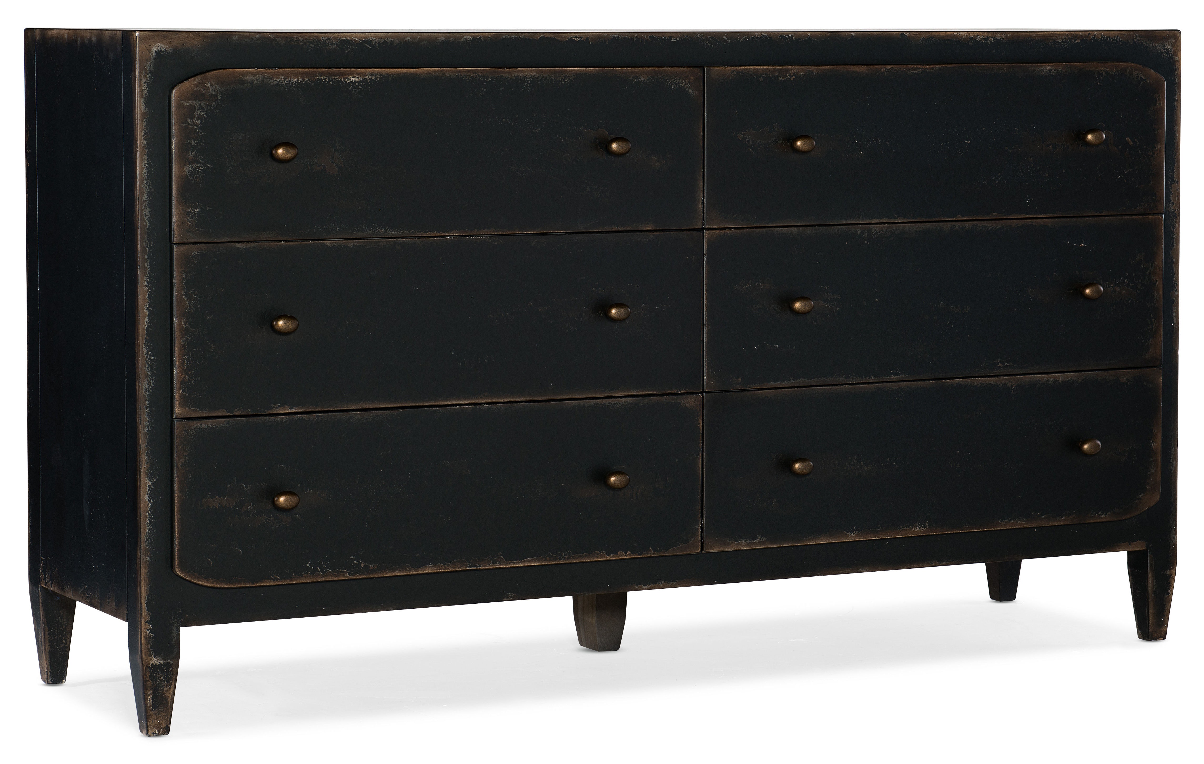 fghjfgjh Ciao Bella Six-Drawer Dresser- Black 5805-90002-99