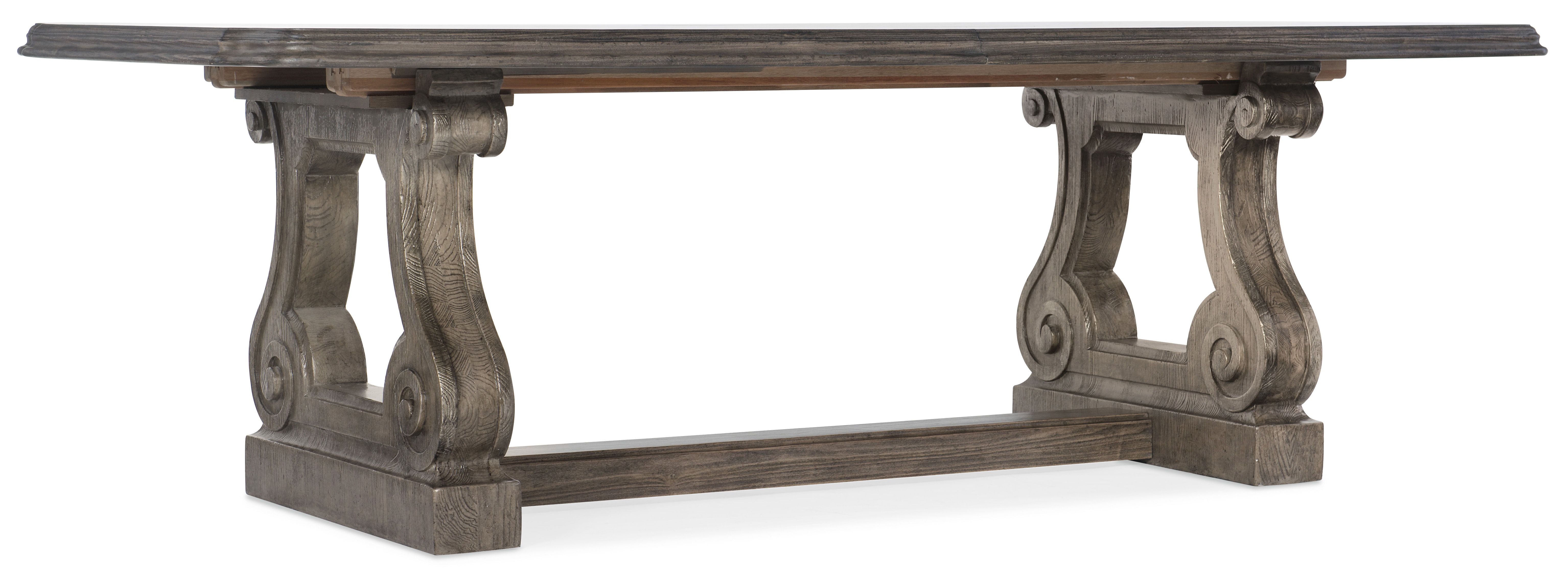 fghjfgjh Woodlands Rectangle Dining Table w/ 2-22in Leaves 5820-75200-84