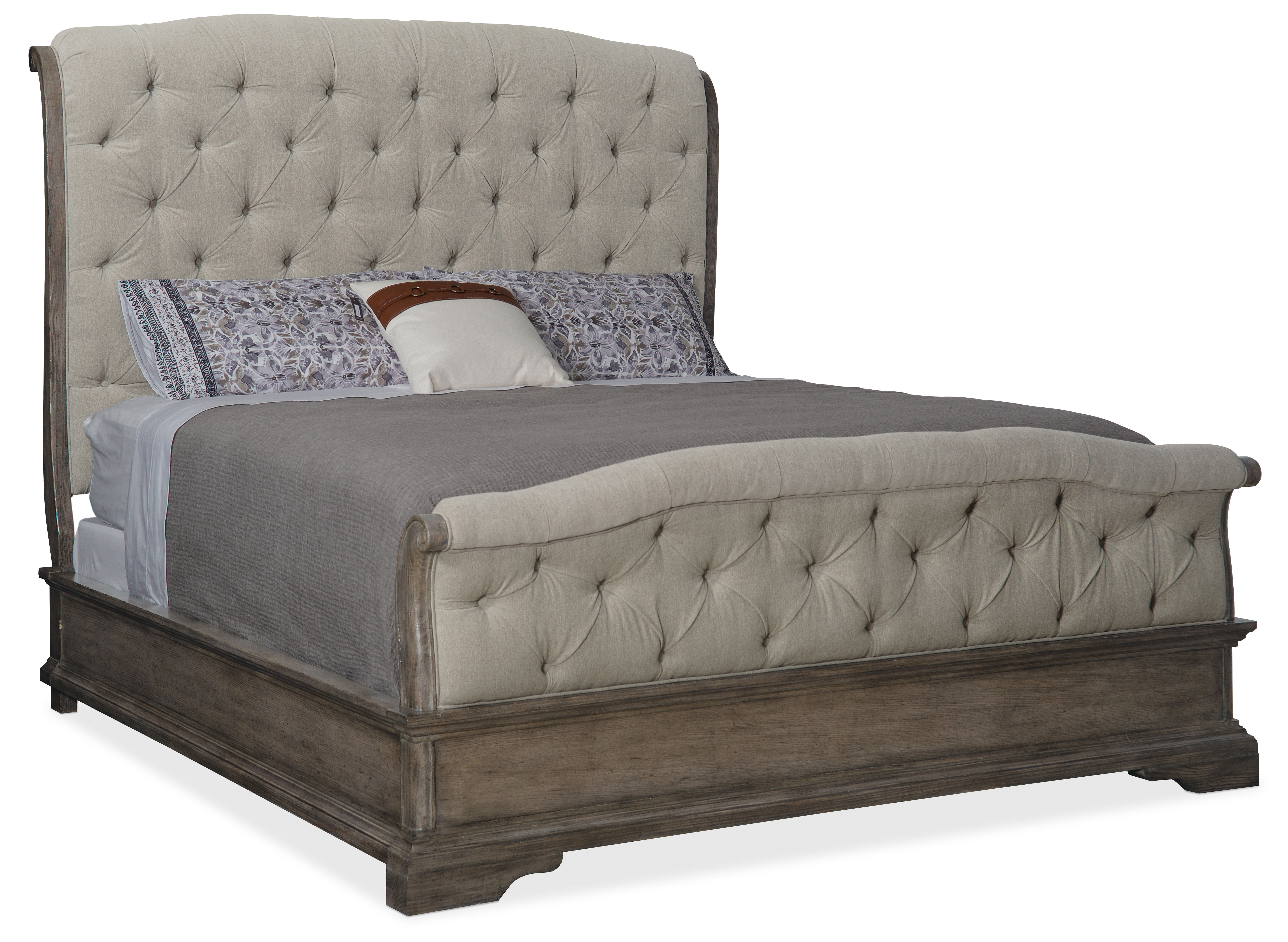 fghjfgjh Woodlands Queen Upholstered Bed 5820-90850-84