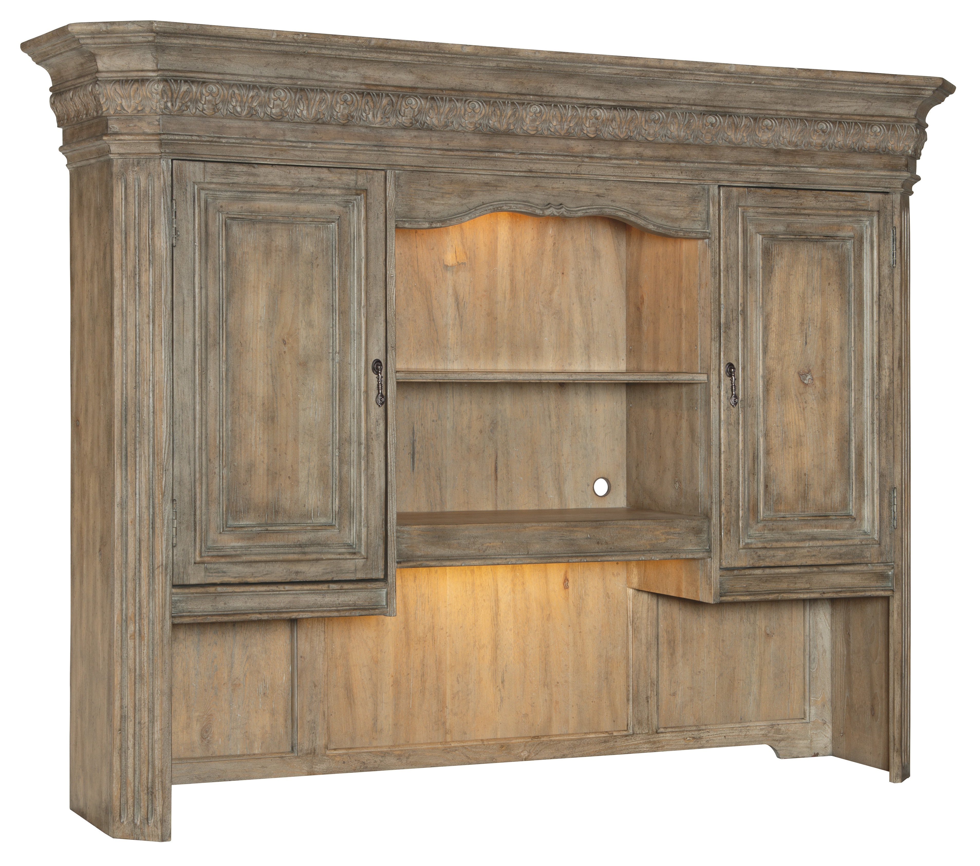 fghjfgjh Castella Computer Credenza Hutch (C) 5878-10467-80