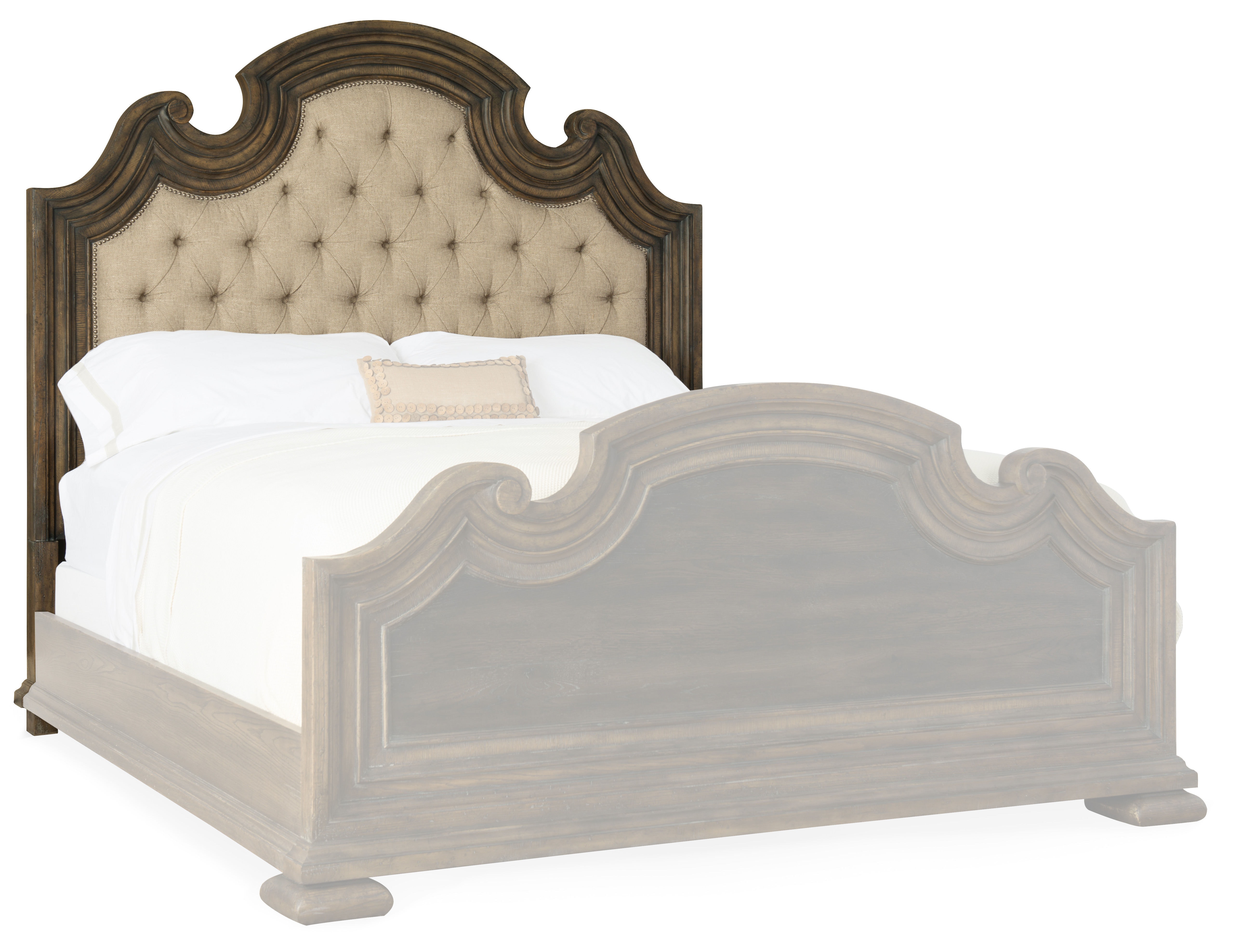 fghjfgjh Fair Oaks 6/0-6/6 Upholstered Headboard 5960-90867-BRN