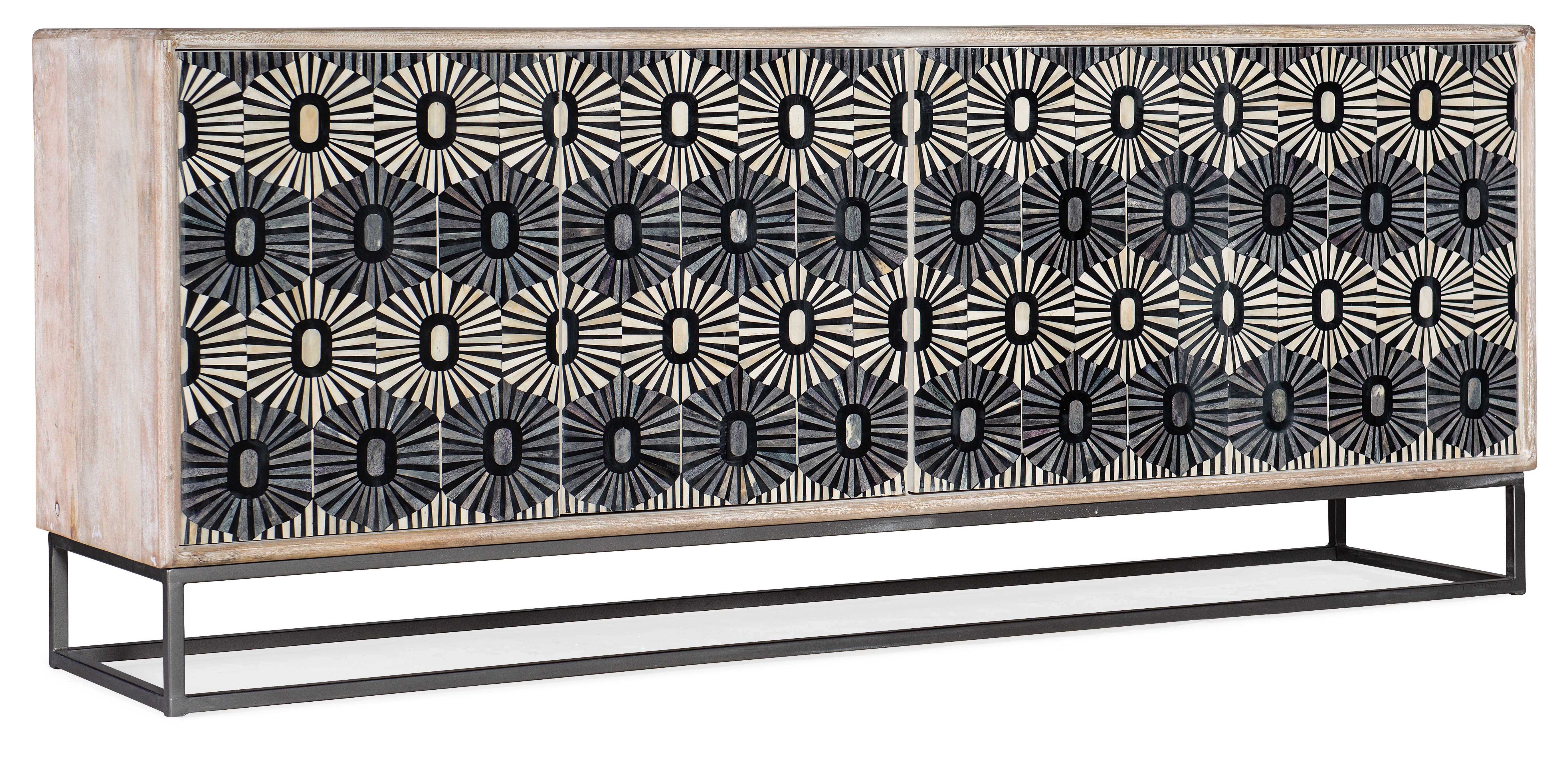 fghjfgjh Melange Whitmore Four Door Credenza 628-85111-02