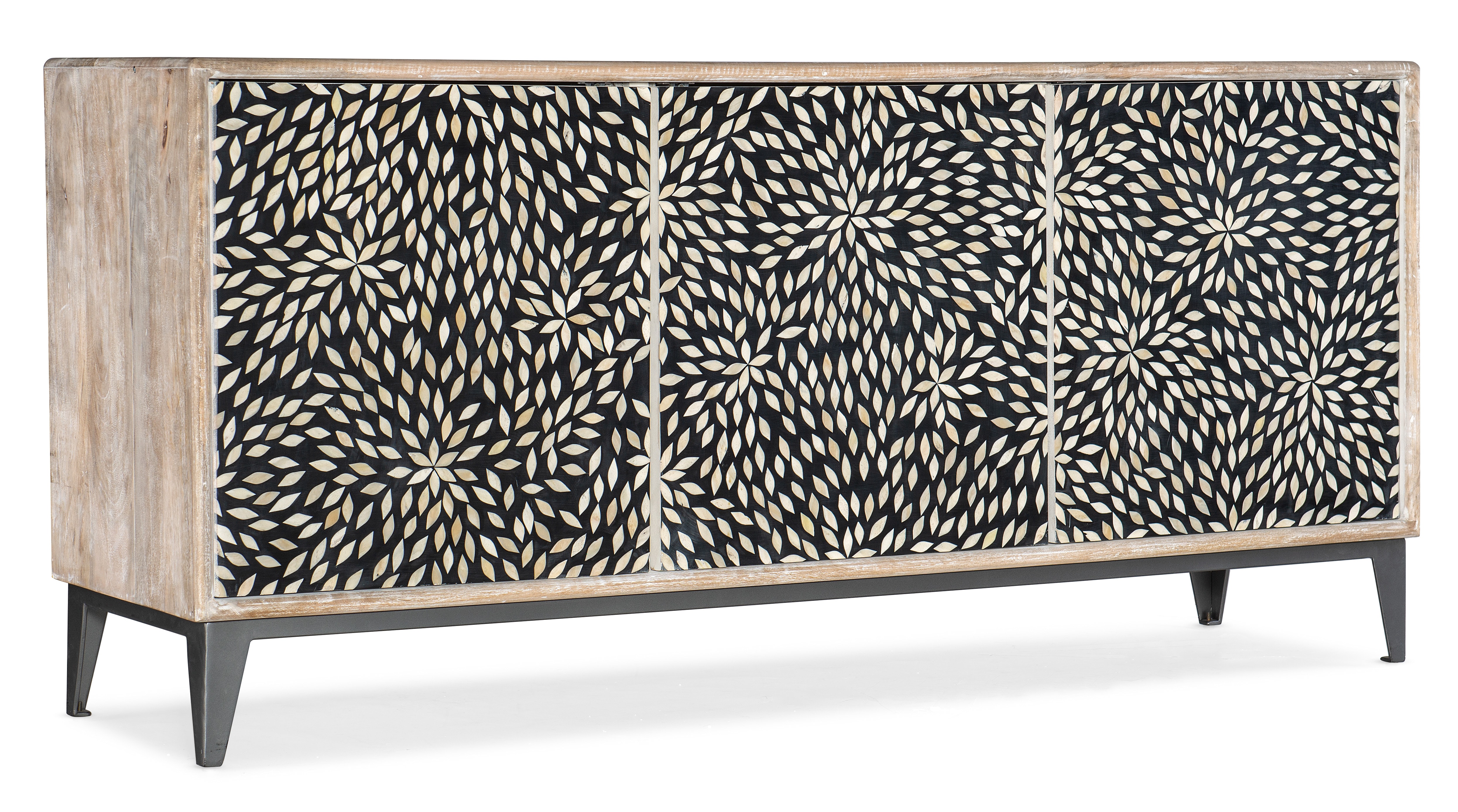 fghjfgjh Melange Petrina Three Door Credenza 628-85112-02