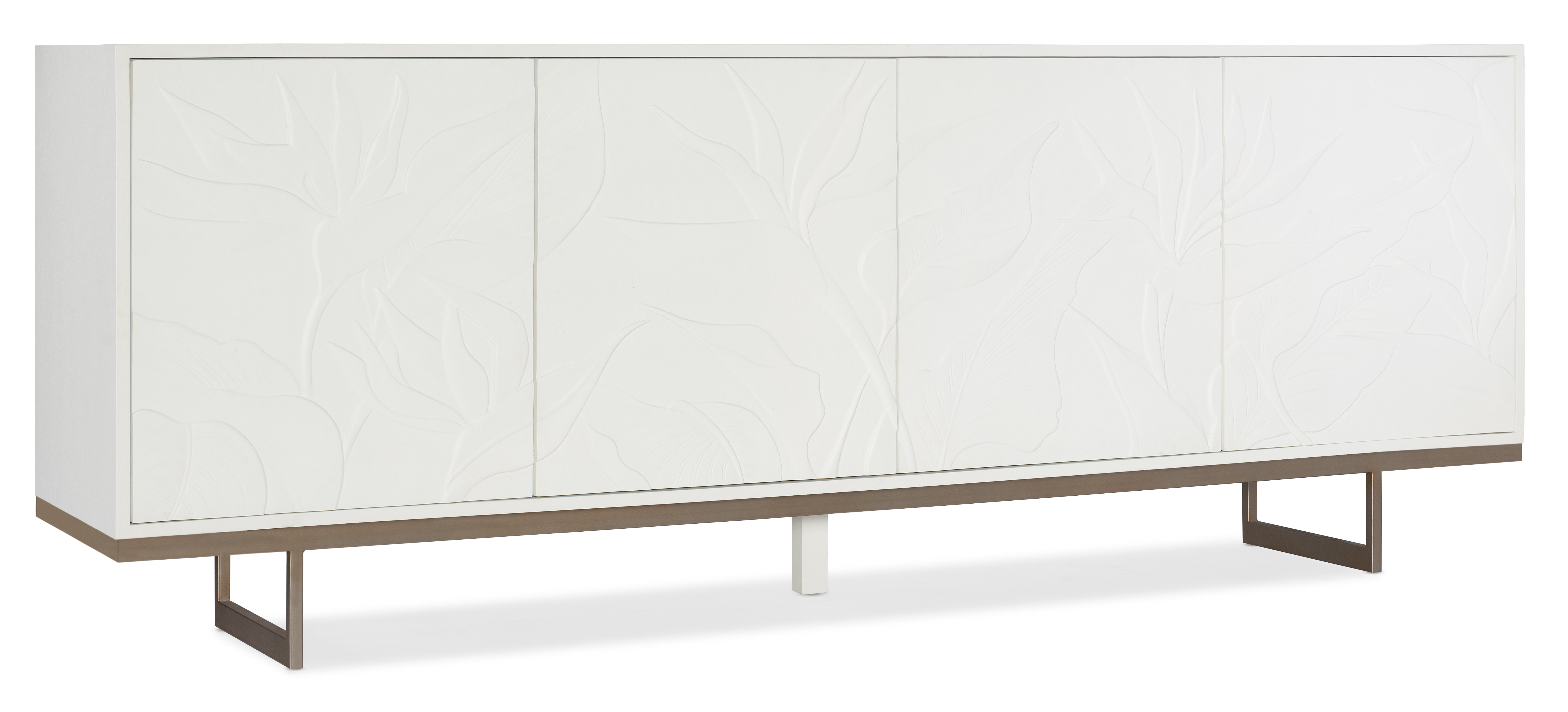 fghjfgjh Melange Passerine Four Door Credenza 628-85631-02