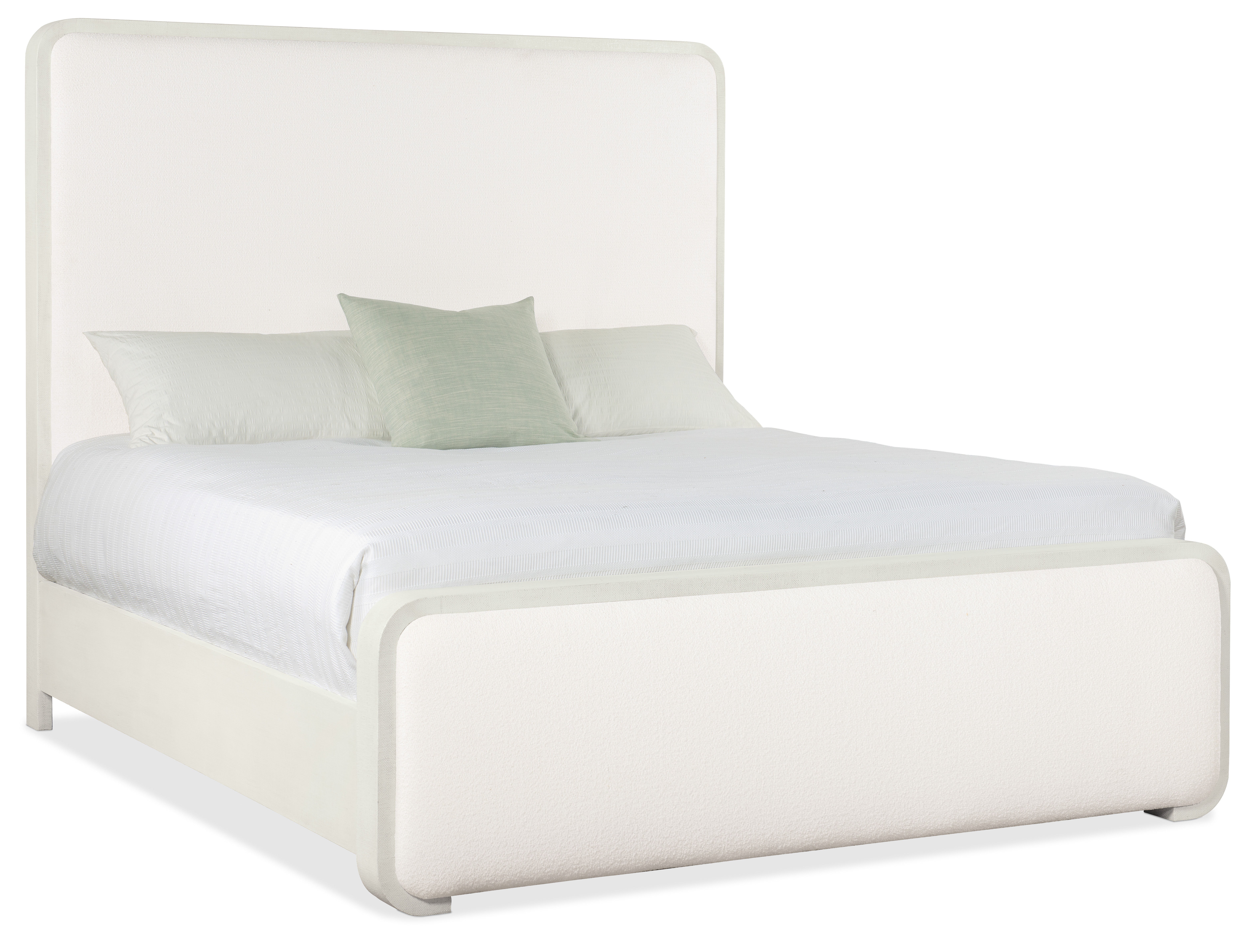fghjfgjh Serenity Ashore Cal King Upholstered Panel Bed 6350-90360-03