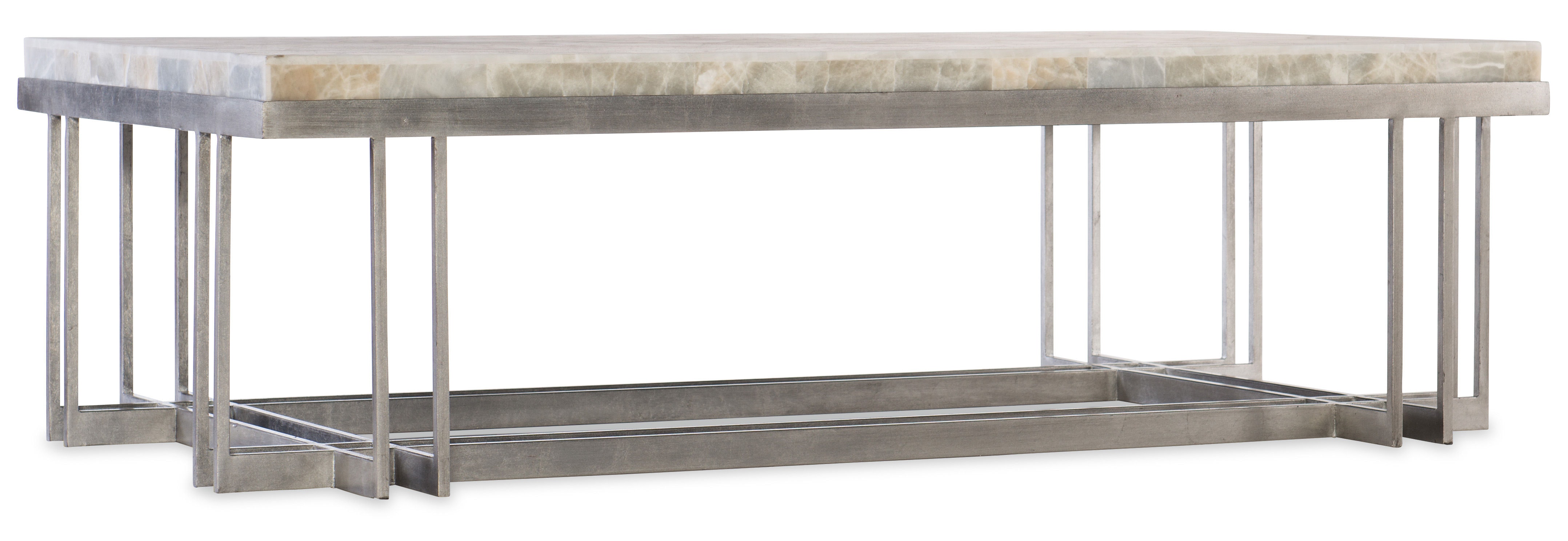 fghjfgjh Melange Marin Rectangle Cocktail Table 638-50393-MULTI