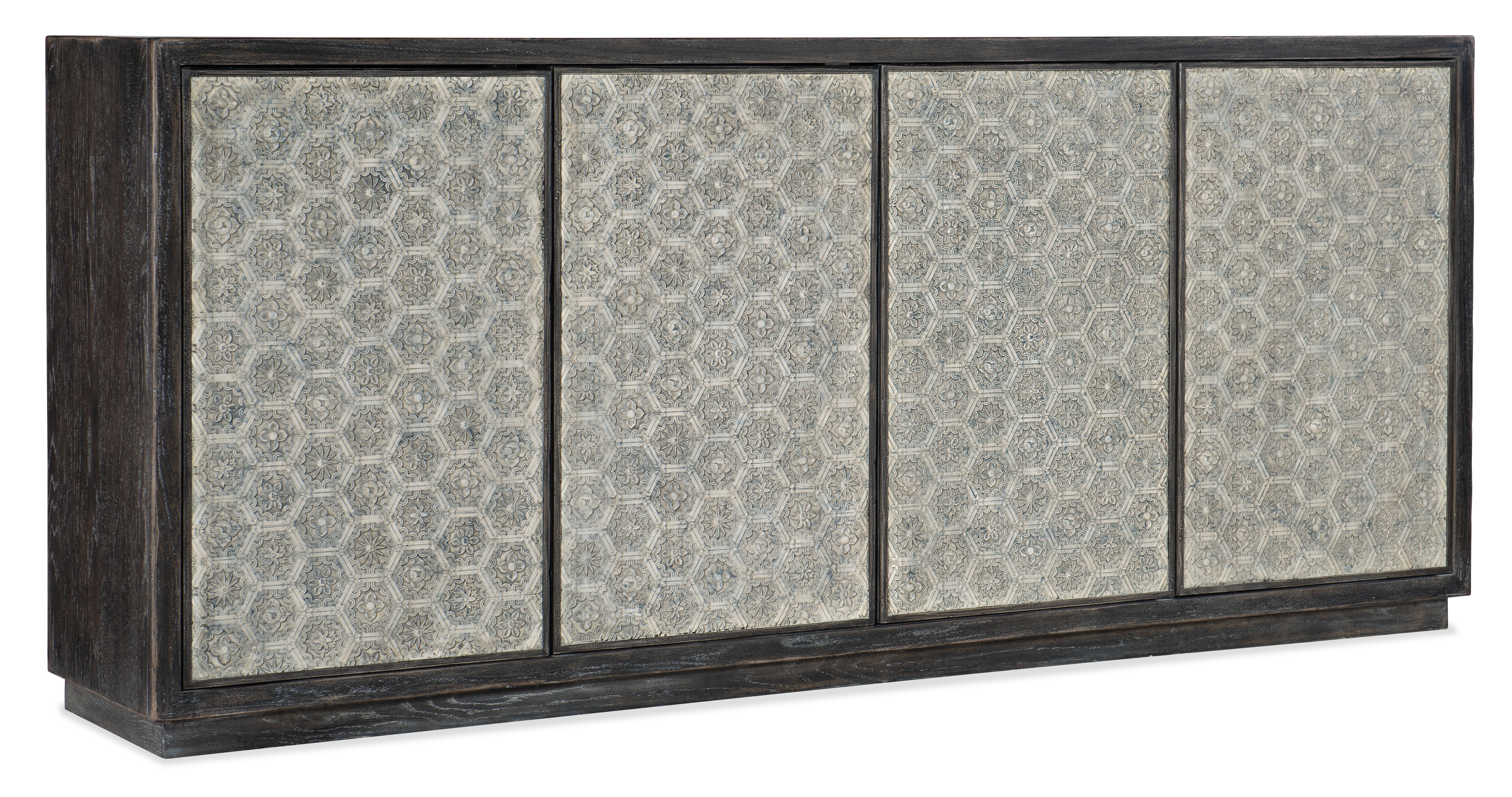 fghjfgjh Melange Greystone Four-Door Credenza 638-85514-00
