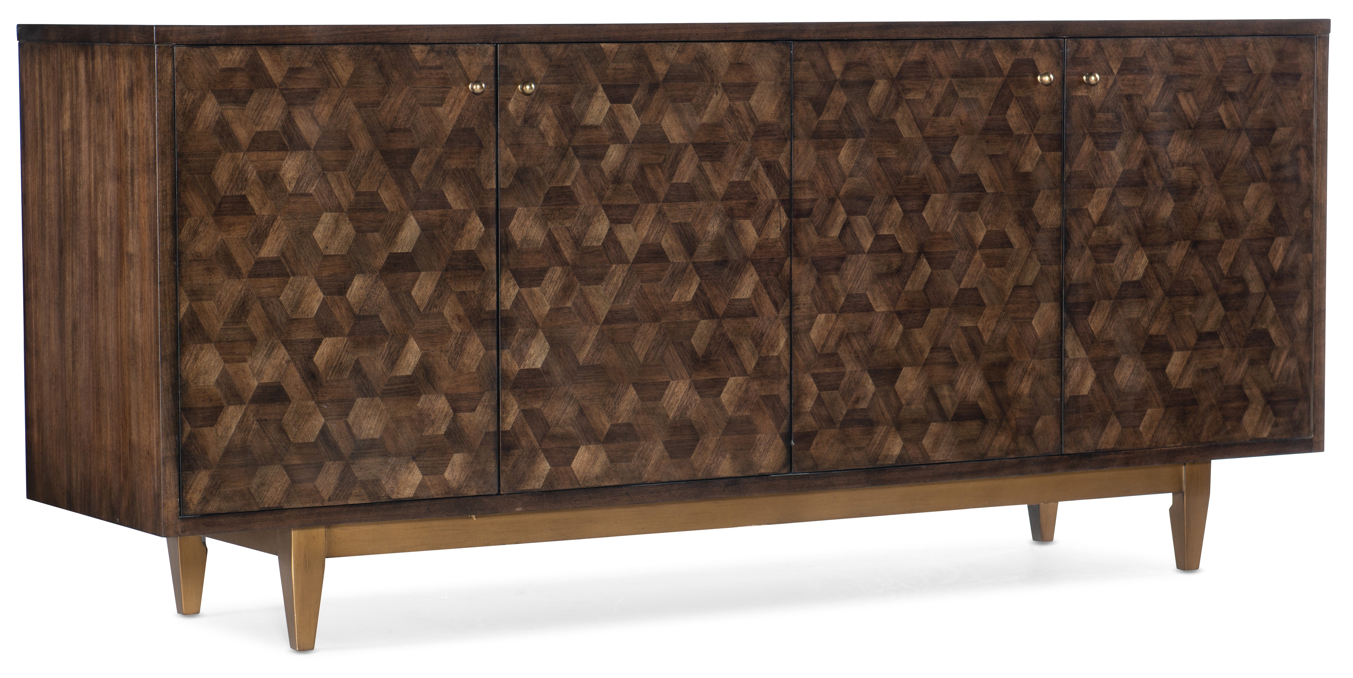 fghjfgjh Melange Alpine Four-Door Credenza 638-85520-85
