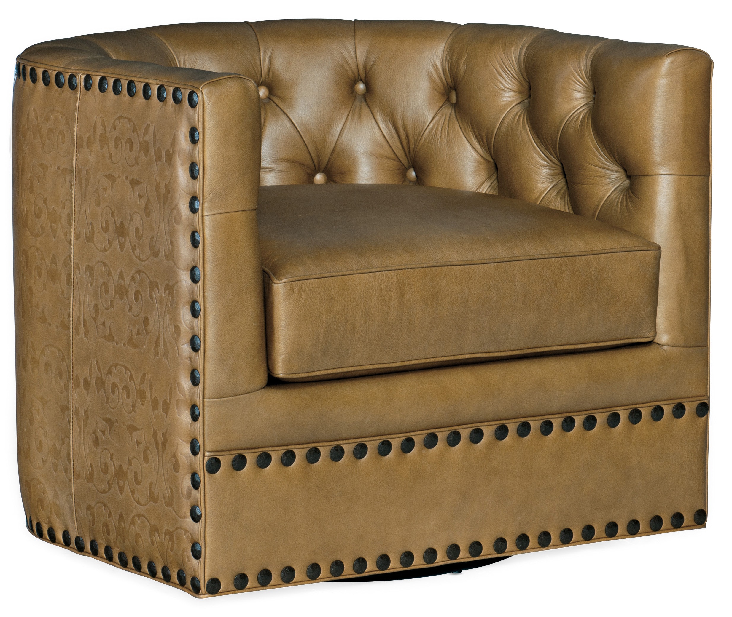 fghjfgjh Lennox Tufted Swivel Chair CC106-SW-086
