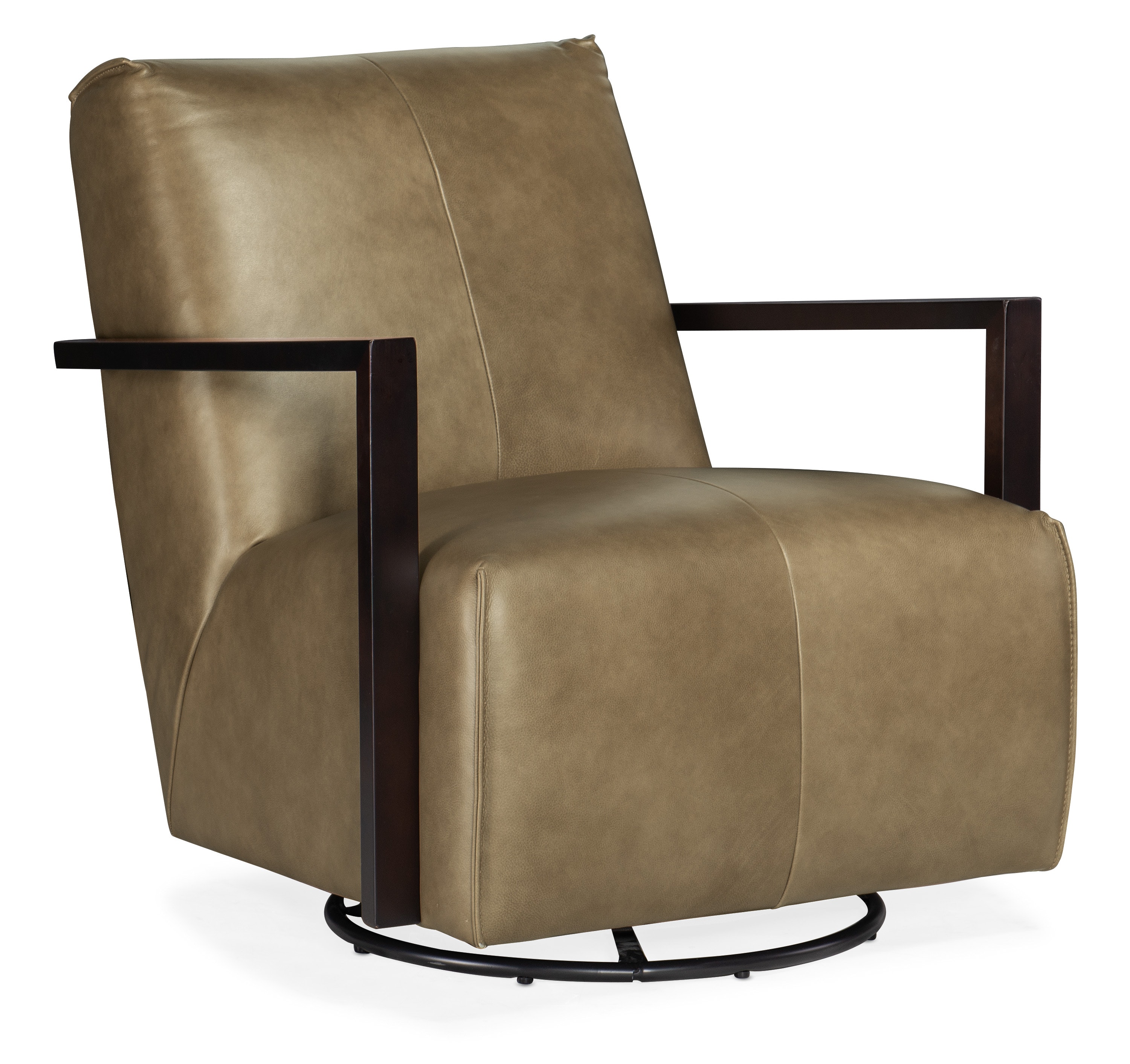 fghjfgjh Modestus Exposed Arm Swivel Glide Club Chair CC807-SWGL-081