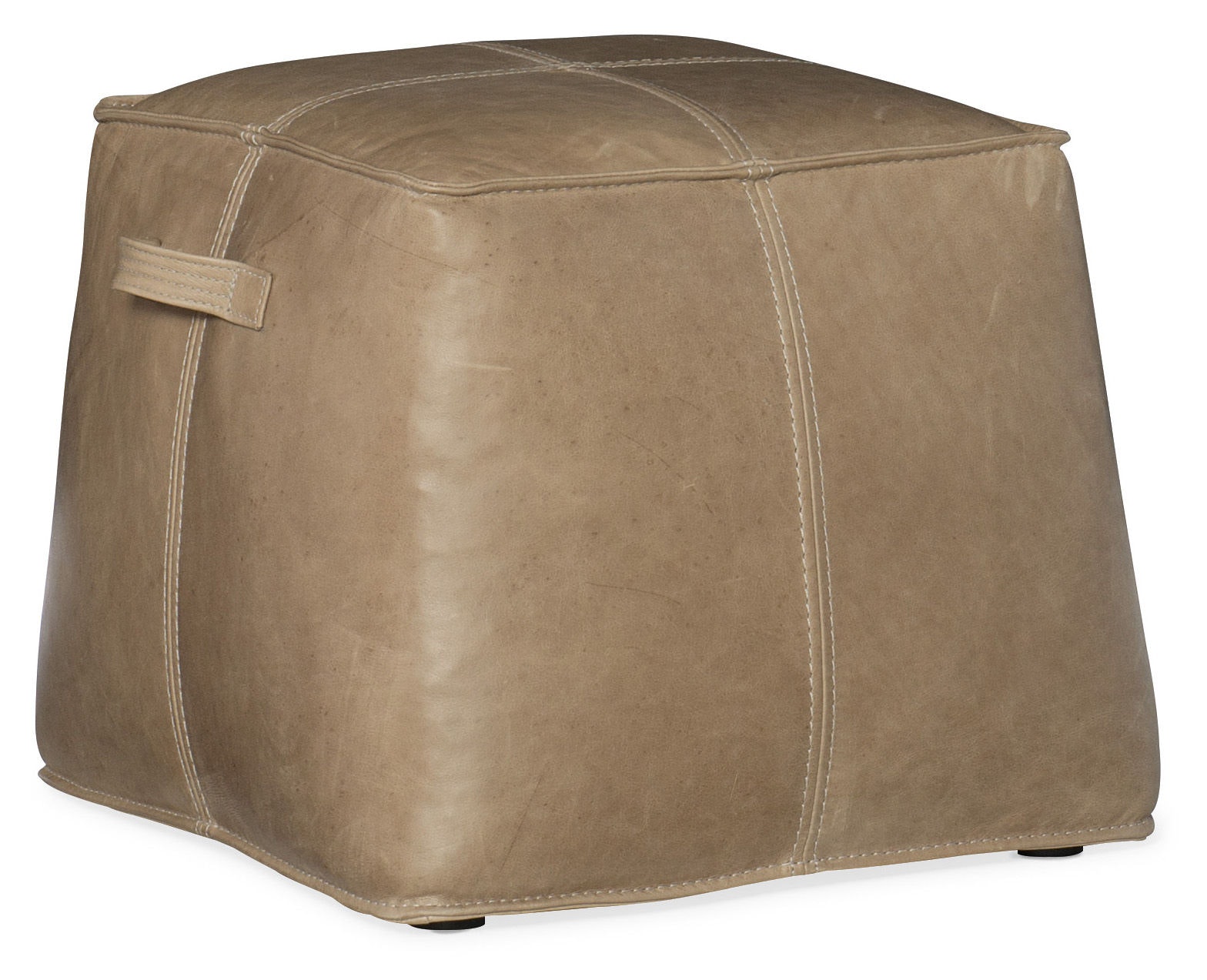 fghjfgjh Dizzy Small Leather Ottoman CO478-084