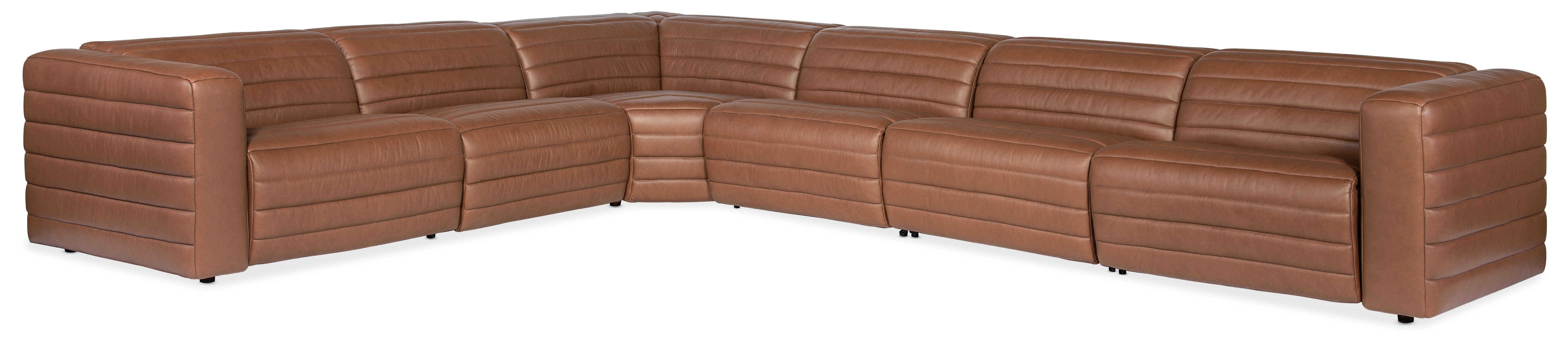 fghjfgjh Chatelain 6-Piece Power Headrest Sectional with 2 Power Recliners SS454-G6PS-088