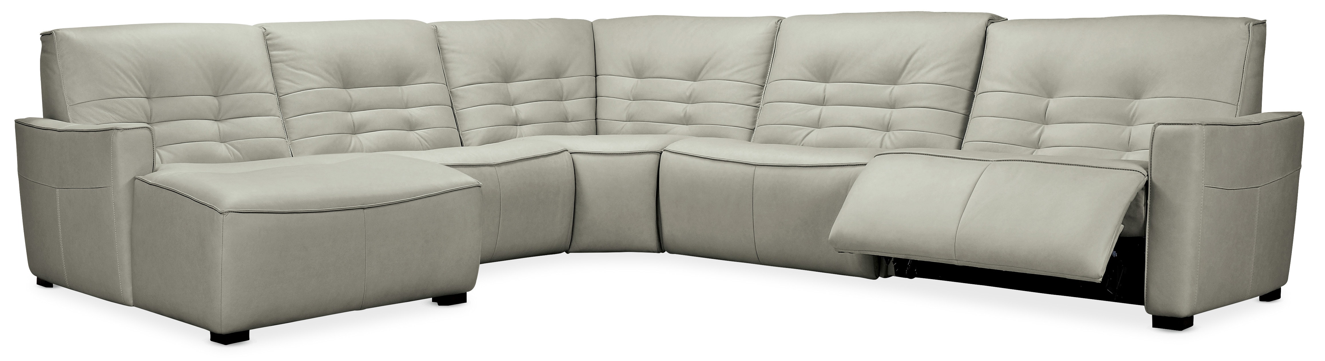 fghjfgjh Reaux 5-Piece LAF Chaise Sectional w/2 Power Recliners SS555-G5LC-095