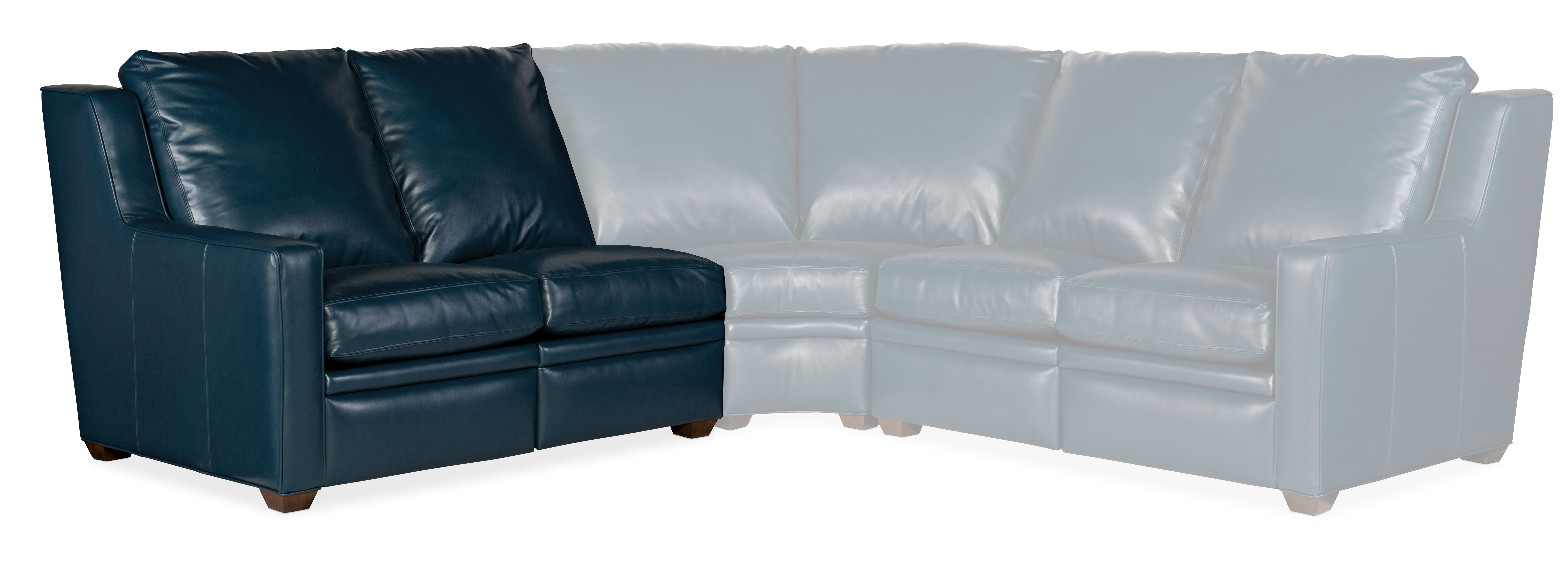 Bradington Young Raymond LAF Loveseat Recliner At Arm w/Articulating Headrest 201-55
