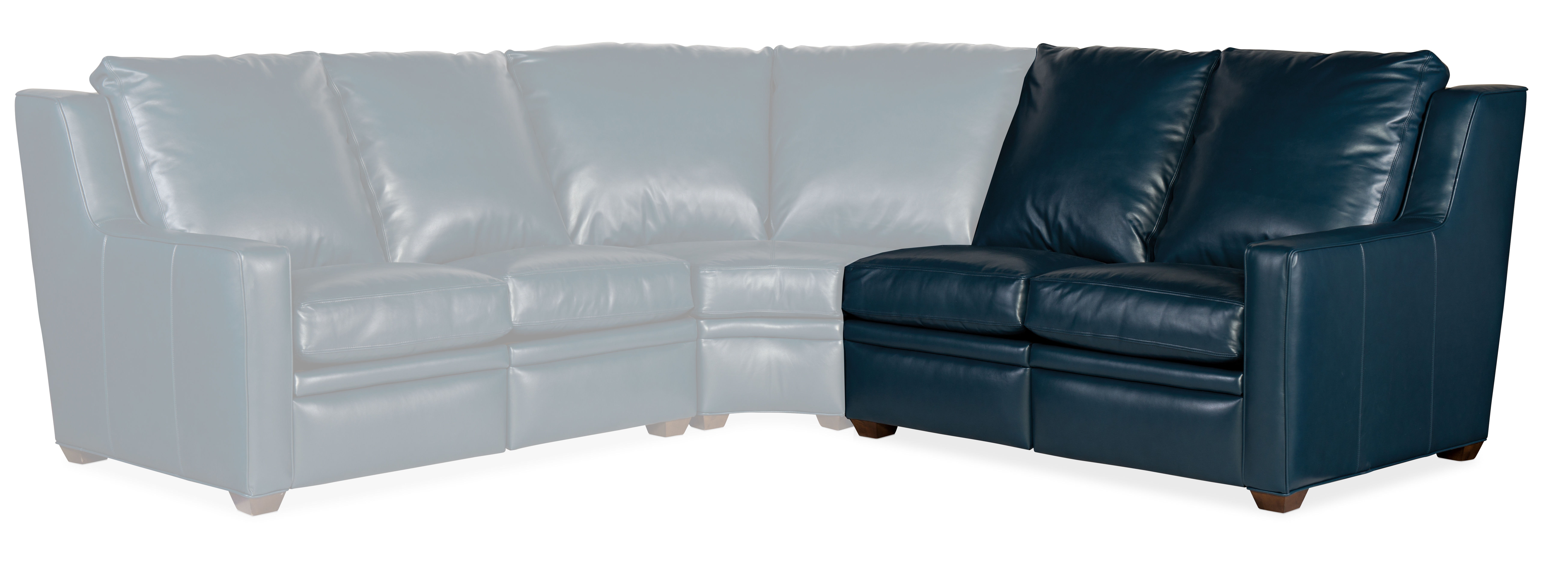Bradington Young Raymond RAF Loveseat Recliner At Arm w/Articulating Headrest 201-56