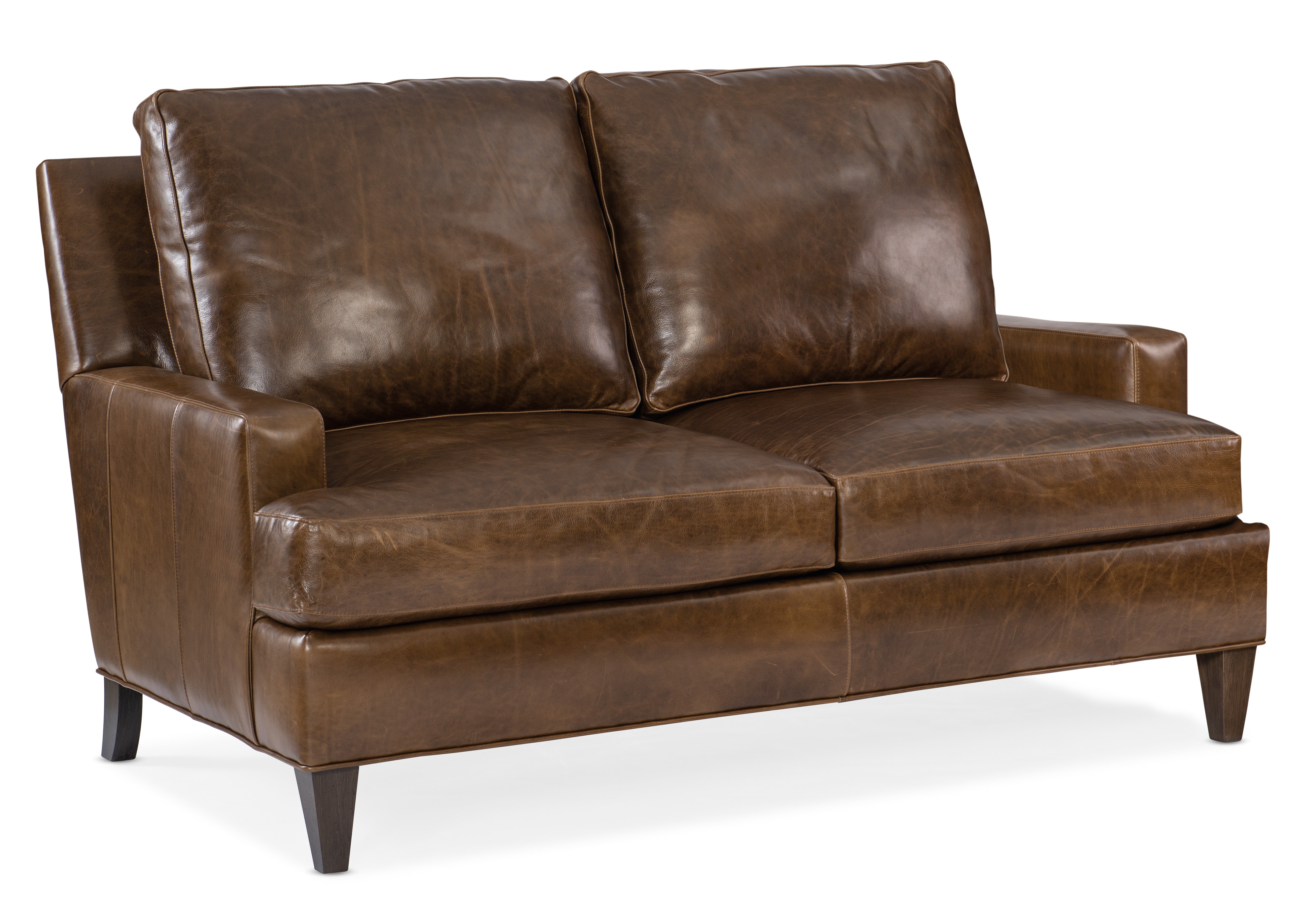 Bradington Young Barker Stationary Loveseat 8-Way Tie 478-75