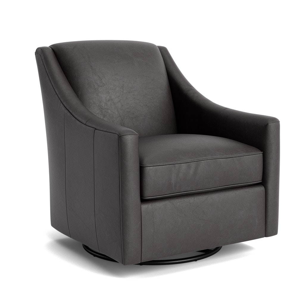 Bassett Leather Swivel Glider 1045-09L
