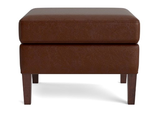 Bassett Leather Small Rectangle Ottoman 1402-2520L