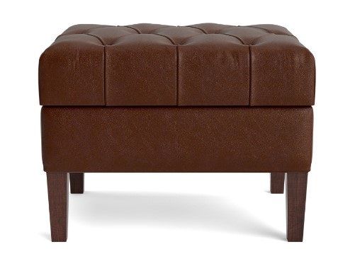 Bassett Leather Tufted Rectangle Ottoman 1402-2520TL