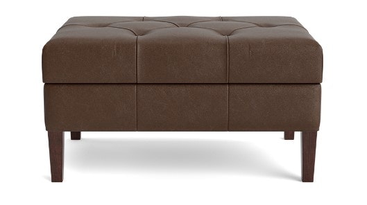 Bassett Leather Tufted Rectangle Ottoman 1402-3525TL