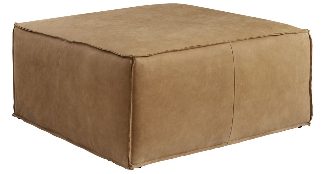 Bassett Leather Square Ottoman 1408-3232L