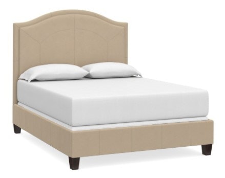 Bassett Leather Twin Arched Bed 1992-K139L