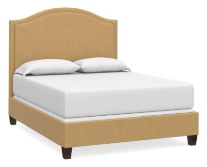 Bassett Leather Cal King Arched Bed 1992-K179L
