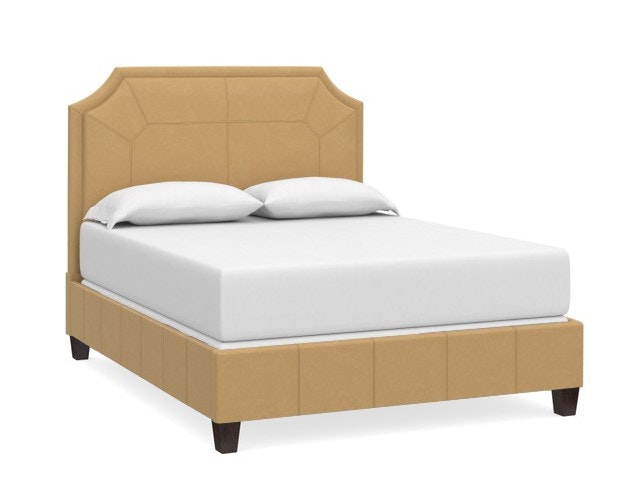 Bassett Leather Twin Clipped Corner Storage Bed 1996-K139LS