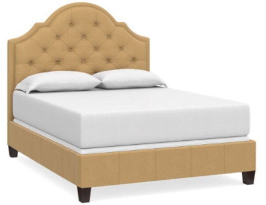 Bassett Leather Tufted CK Bonnet Bed 1998-K179TL