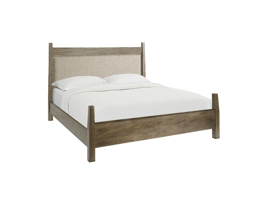BENCHMADE Maple Queen Leather Panel Bed 2015-K156L
