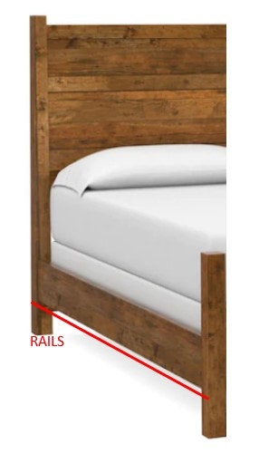 Bassett Maple Wood Rails Cal King 2015-R179