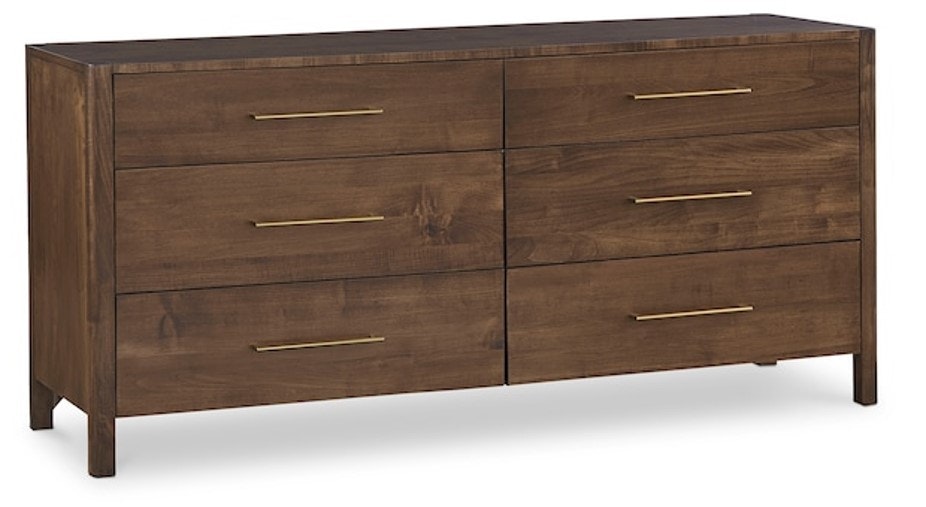 BENCHMADE Maple 6 Drawer Dresser 2128-0237