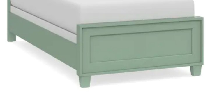 Bassett Wood Rails Twin 2468-R139