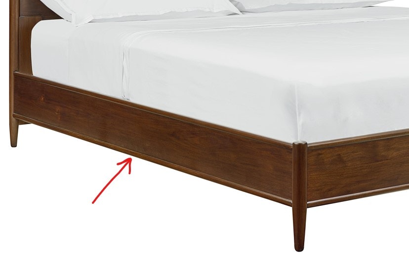Bassett Wood Rails Queen 2535-R159