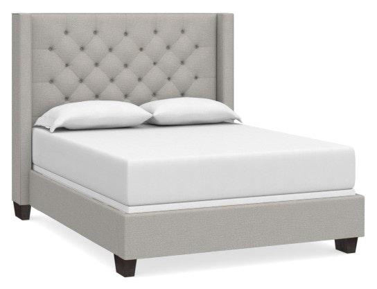 Bassett Tufted Queen Winged Bed 2602-K159T