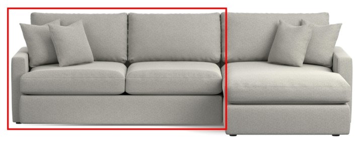 Bassett Left Arm Facing Sofa 2611-63FC