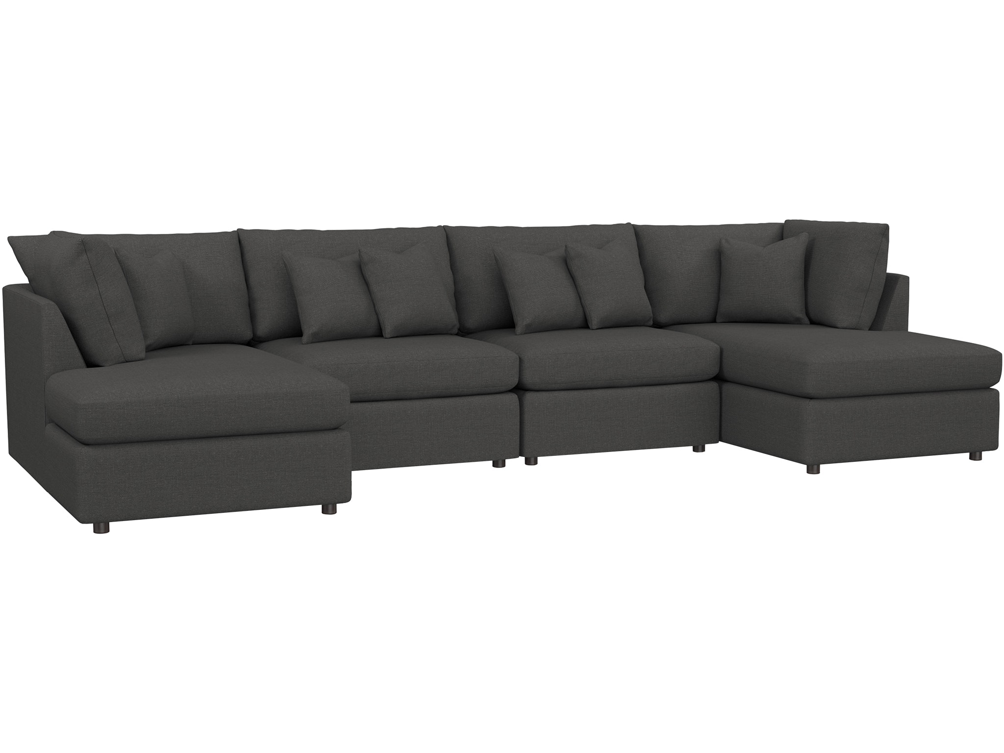 Bassett Double Chaise Sectional 2676-CDSECTFC