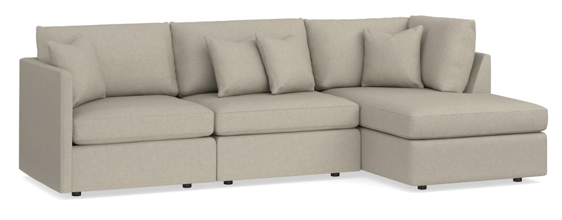Bassett Small Chaise Sectional 2676-CSECT23