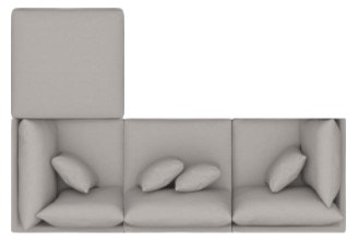 Bassett Small Chaise Sectional 2676-CSECTFC2