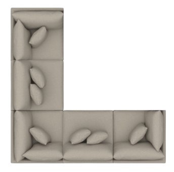 Bassett L-Shaped Sectional 2676-LCSECTFC2