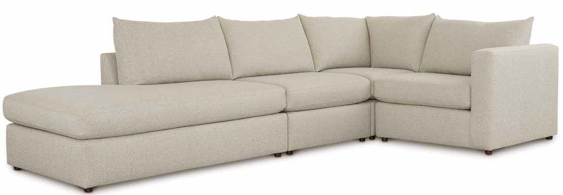 Bassett L-Shaped Bumper Sectional 2676-LSECTBW